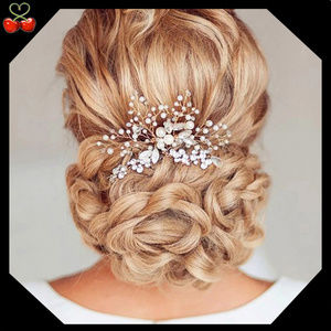 🍒 PEARL & Rhinestone Hair 👩 Accessory